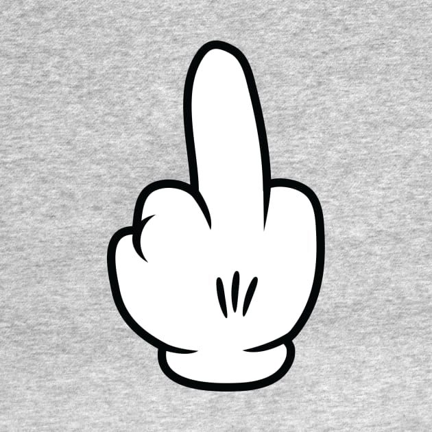 Cartoon Middle Finger by DubyaTee